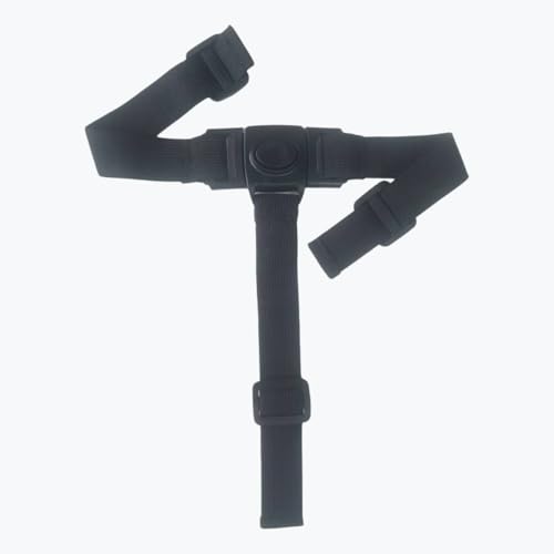 2Pcs Adjustable Extension Mask Straps for Cosplay Including Elastic Bands Sliders 3-Way Quick Release Buckle Face Back of Head Premium Masking Kit Toy Replacement Strap (Black)