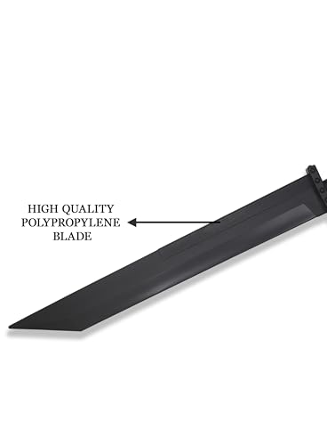 Master USA Polymer Training Equipment, Black Polypropylene Blade, Martial Arts Training Gear, Rounded Tip- Practice, Cosplay - style: Tanto Poi