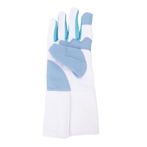 Fencing Glove Right Hand Anti Slip Knitted Fabric Comfortable Fit Fencing Training Glove for Saber Foil Epee - size: Large