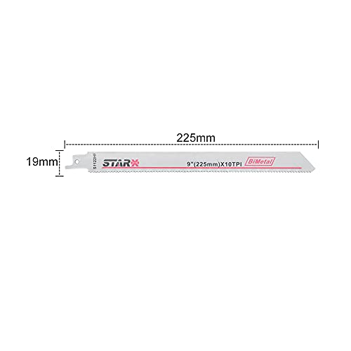 HCS Sabre Saw Blades S1122HF Metal Cutting reciprocating for Wood, Plastic, Aluminum, Sheet (5pcs/Set)