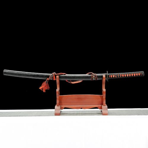 Authentic Japanese Katana Sword - Exquisite Craftsmanship Real Katana, High Toughness katanas - color: 1060 steel