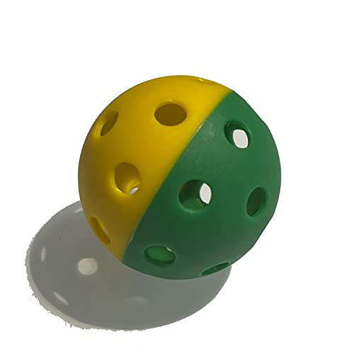 MaxBP 24 Golf Size Training Balls - color: Split Yellow/Green