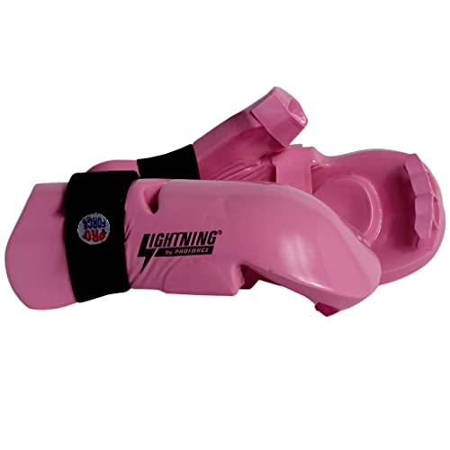 ProForce Lightning Punches Karate/Martial Arts Sparring Gloves - color: Pink, size: Child Large