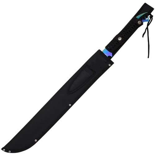 Snake Eye Tactical Fantasy Design Ninja Sword Comes with Nylon Sheath - color: Rainbow