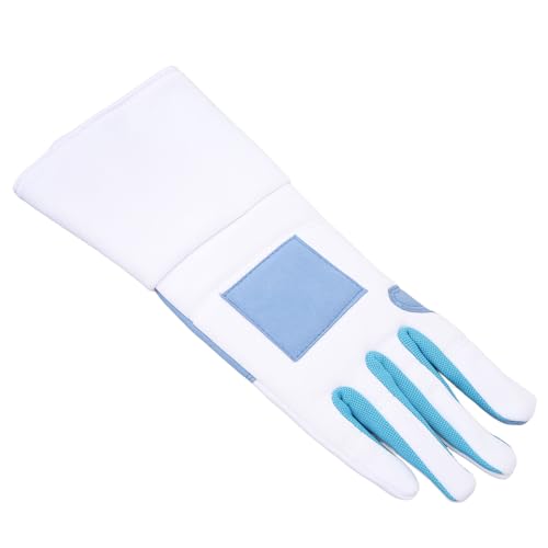 Fencing Glove Right Hand Anti Slip Knitted Fabric Comfortable Fit Fencing Training Glove for Saber Foil Epee - size: S 110cm