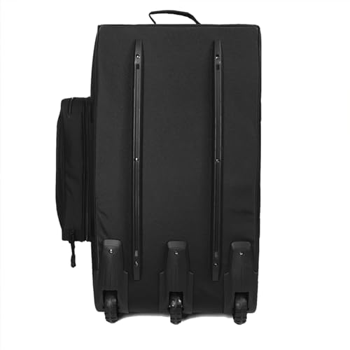 120L Travel Duffle Bag With Wheels Expandable Rolling Travel Bag for Men - color: Black 2.0
