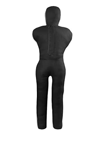 MMA Grappling Dummy Brazilian JIU Jitsu BJJ Punching Bag for Self Defense Wrestling Judo Karate Boxing Throwing Standing Position - UNFILLED - color: Black Grey, size: 4ft