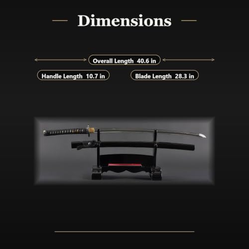 1045 Katana, Hand Forged Full Tang Japanese Sword | Classic Tsuba Series - color: Cherry Blossom