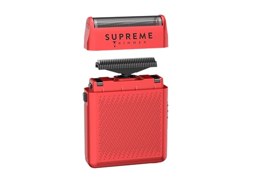 Supreme Trimmer Replacement Foil & Cutter SB11 | Hypoallergenic Foil for STF101 Solo | Red - color: Red