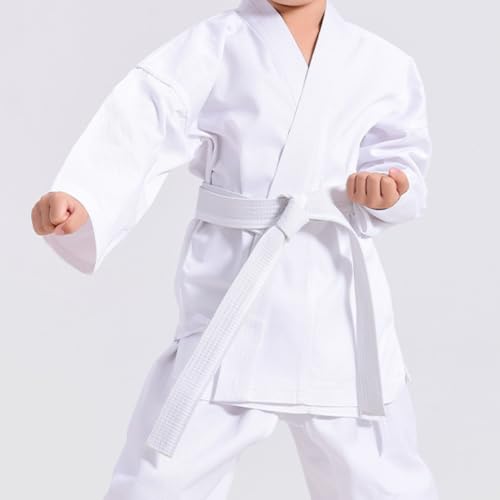 Karate Uniform Gi with Belt Sets for Kids Youth Adults Students Martial Arts Trainning Karate Suit Sets - size: X-Small