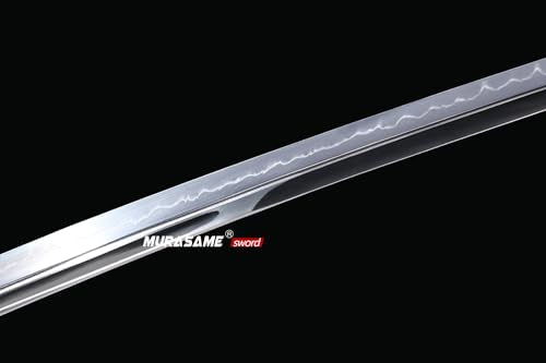 MURASAME Katana Sword 41" T10 Steel Clay Tempered Razor Sharp Blade Full Tang Handmade - color: Unkubi-Zukuri