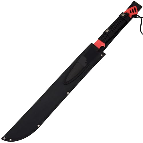 Snake Eye Tactical Fantasy Design Ninja Sword Comes with Nylon Sheath - color: Red-113