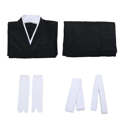 Japanese Samurai Hakama Uniform Traditional Aikido Kendo Martial Arts Anime Costume - color: White, size: XX-Large