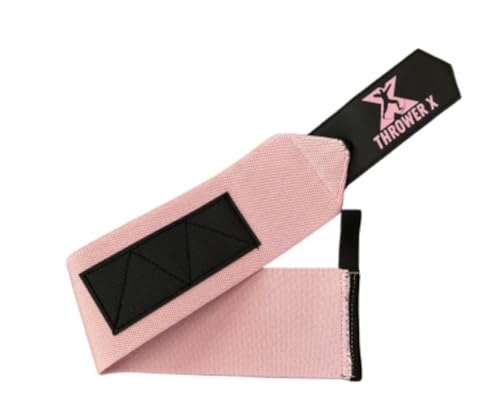 Shot Put Wrist WRAP Thrower X Wrist WRAP - color: Pink