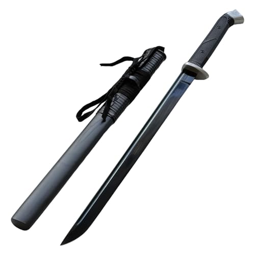 34" 1065 Carbon Steel Sword with TPR Handle and Full Tang Sword