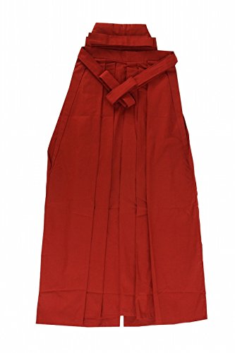 Edoten Japanese Samurai Hakama Uniform - color: 1bk-red, size: Large