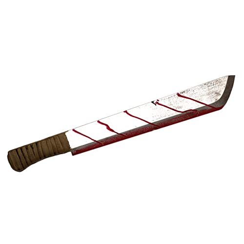 UNDERWRAPS Faux Foam Halloween Props - Fun Faux Foam Knives for Halloween - color: Horror Machete