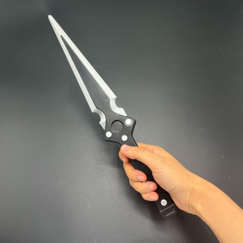 1 PCS Foam Training Dagger Professional Foam Sword Fake Knife 14" PU Weapon Knife Prop for Cosplay Accessories Martial Arts Practice Halloween