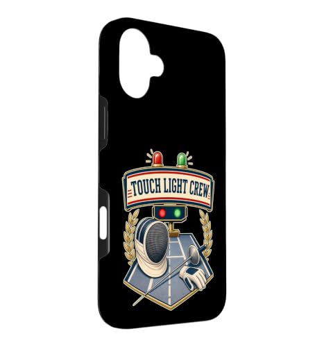Touch Light Crew Fencing Scoring Box Case for iPhone 16 Plus