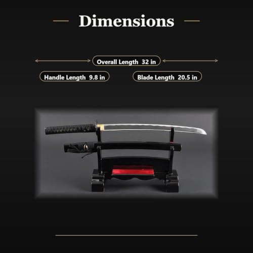 Wakizashi Iaito, Unsharpened Aluminum Alloy Iaido Training Sword - style: Flame Ring
