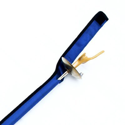 LEONARK Fencing Sword Sling Shoulder Bag for Foil Epee and Saber - Hema Longsword Bag Cover Case for Fencing Weapons - style: Blade Bag-blue