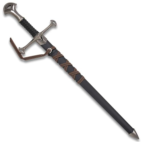 Medieval Warrior Templar Short Sword with Scabbard - style: 2254