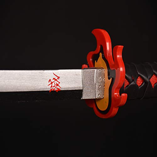 SV Anime Demon Sword Katana 41 Inch Decorative Collectible Gift Cosplay Sword,Various Styles Available - size: 41 in-Tanjirou-Vulcan