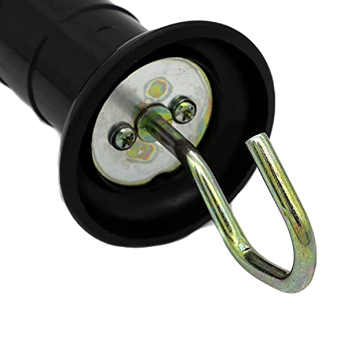 Plastic Electric Fence Gate Handle with Polytape Splicer, 2 Count