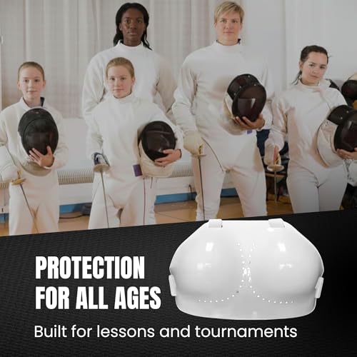 Fencing Chest Protector, Sports Chest Guard for Foil Epee Saber, Youth Child Adult, Men or Women Plastic Plastron - size: Large, style: Women