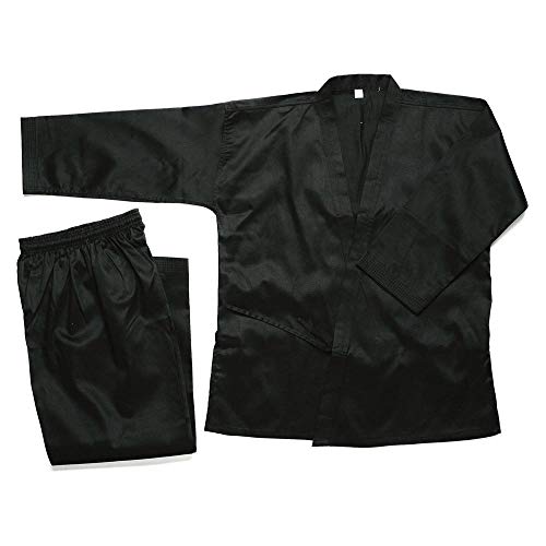 AAMA Student Open Karate Uniform - color: Black, size: 6