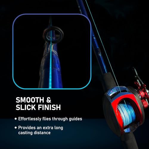 Reaction Tackle Braided Fishing Line, Pro Grade Braid, Fresh and Saltwater - color: Green Camouflage, size: 6 Lb (300 Yards)