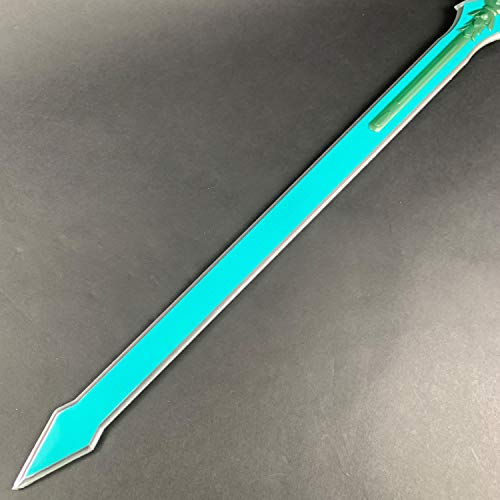 SAO Kiritos Foam Sword Fantasy One Hand Foam Medieval Sword, Rapier for Cosplay, Gift, Collections, and Props (E/DR/Sheath Combo)