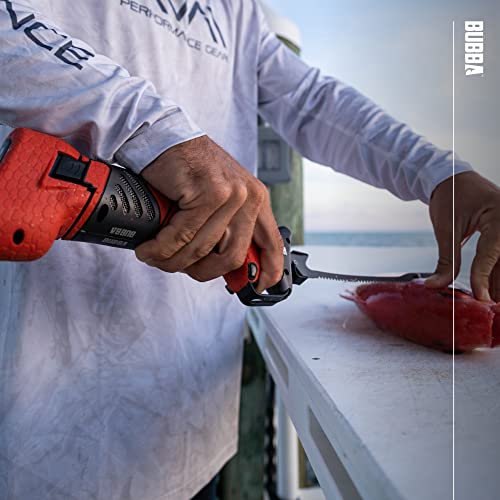 BUBBA E-FLEX Electric Fillet Blade with Ti-Nitride Coated Hollow Stainless Steel Non-Stick Reciprocating Construction for Fishing and Outdoors - style: 9 Inch