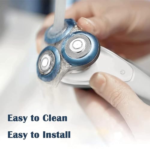 SH70/71 Replacement Heads Blades Compatible with Noreclo Series 7000 Shavers, Series 7000 Replacement Blades SH71/52 Heads Compatible with Electric Razors 7500 7530 S7370 S7371, 6-Pack
