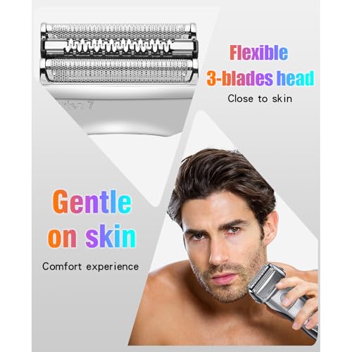 70S Electric Shaver Head Replacement for Series 7, 3 Pack - color: 3 Pack