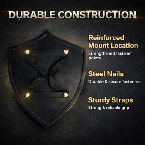 Flexible Foam 23.5" Sword and Shield Play Set Cosplay Combat Prop LARP Party Accessories Dragon Bird Tortoise Knights - color: Black