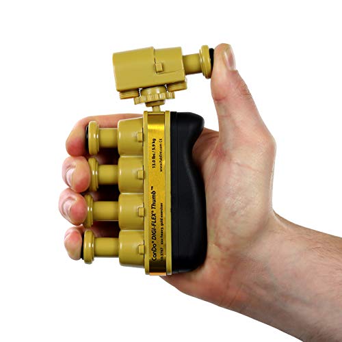 CanDo 10-3767 Digi-Flex Thumb, 3X-Heavy, Gold - color: Gold: XXX-Heavy