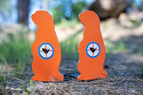 Do-All Outdoors Do All Outdoors Prairie Popper Pop-Up Steel .22 Shooting Target,Orange
