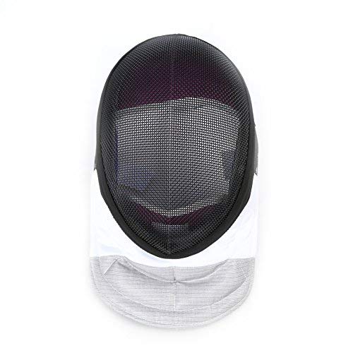 LEONARK Black 350NW Fencing Foil Mask with Detachable Inner Lining Helmet CE Certified National Grade Masque - size: X-Small