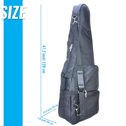 Fencing Bag - Junior Fencing Equipment Bag - Portable Fencing Sword Bag with Handle and Shoulder Strap - color: Black
