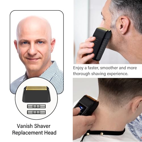 1 Pack Shaver foil Compatible with wahl 5 Star Series Vanish Shaver - color: Shaver Black 1 Pack