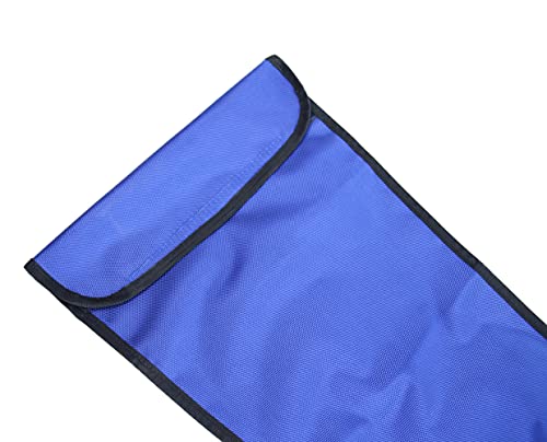 LEONARK Fencing Sword Sling Shoulder Bag for Foil Epee and Saber - Hema Longsword Bag Cover Case for Fencing Weapons - style: Dual Sword Bag-blue