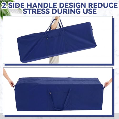 1 Pcs 60 x 17 x 20 Inch, 332 L Large Storage Duffle Bag Blue - color: Blue, size: 60 x 17 x 20 Inch, 332 L