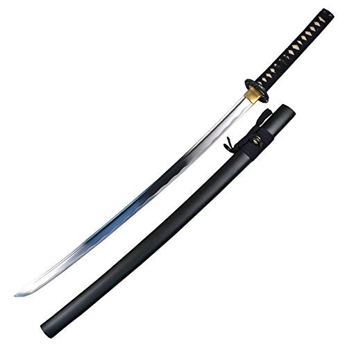 Ace Martial Arts Supply Unsharpened Carbon Steel Iaito Practice Katana Sword - style: Wheel Tsuba