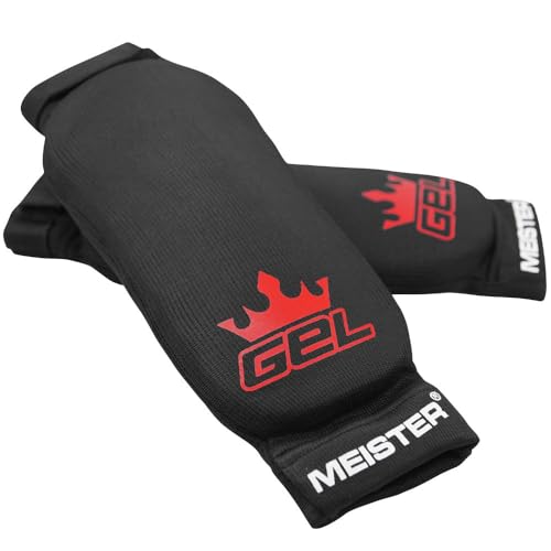 Meister MMA Elastic Cloth Forearm Guards w/Integrated Gel Padding (Pair) - size: Youth / X-Small