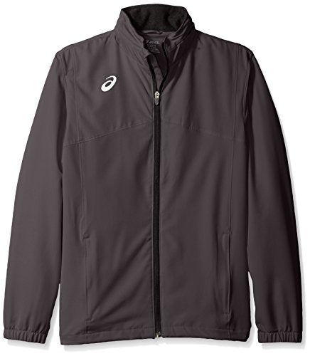 ASICS Unisex Team Battle Jacket - color: Steel Grey, size: X-Small