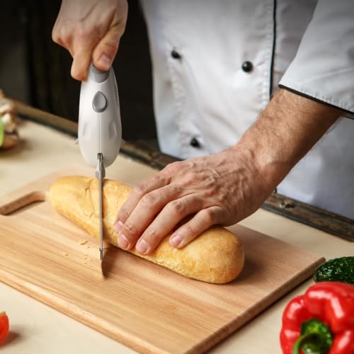 Homaider Replacement Blades for Electric Knife – Compatible EK-100 Only - 2 Stainless Steel Serrated Blades - size: Replacement Blades