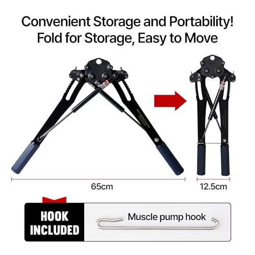(New) GD Muscle Pump Chest Expander Upper Body Strengthener, Chest Workout for Men, Workout Equipment Shoulder Muscle Training Fitness Equipment, Arm Exerciser