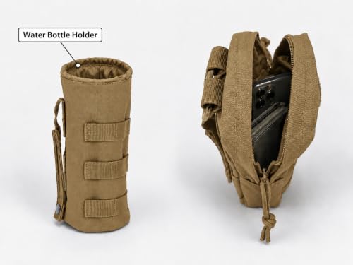 Large Coyote Tan Tactical Backpack for Men, 50L/60L/70L Expandable Military Backpack - color: Khaki