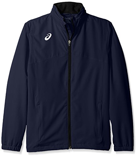 ASICS Unisex Team Battle Jacket - color: Navy, size: Small